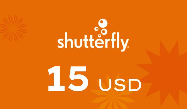 Shutterfly Gift Card 15 USD