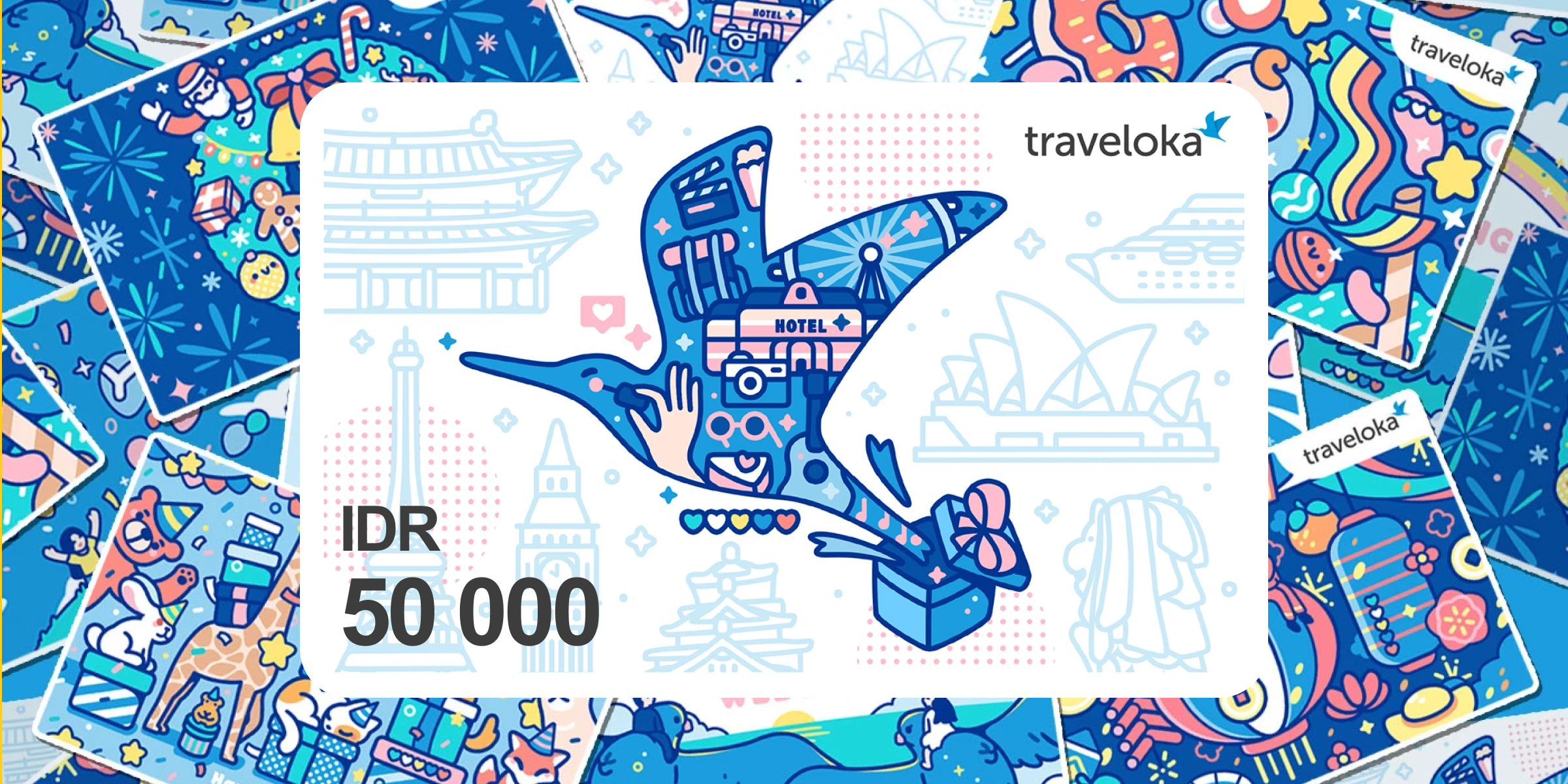 Traveloka Gift Card 50000 IDR
