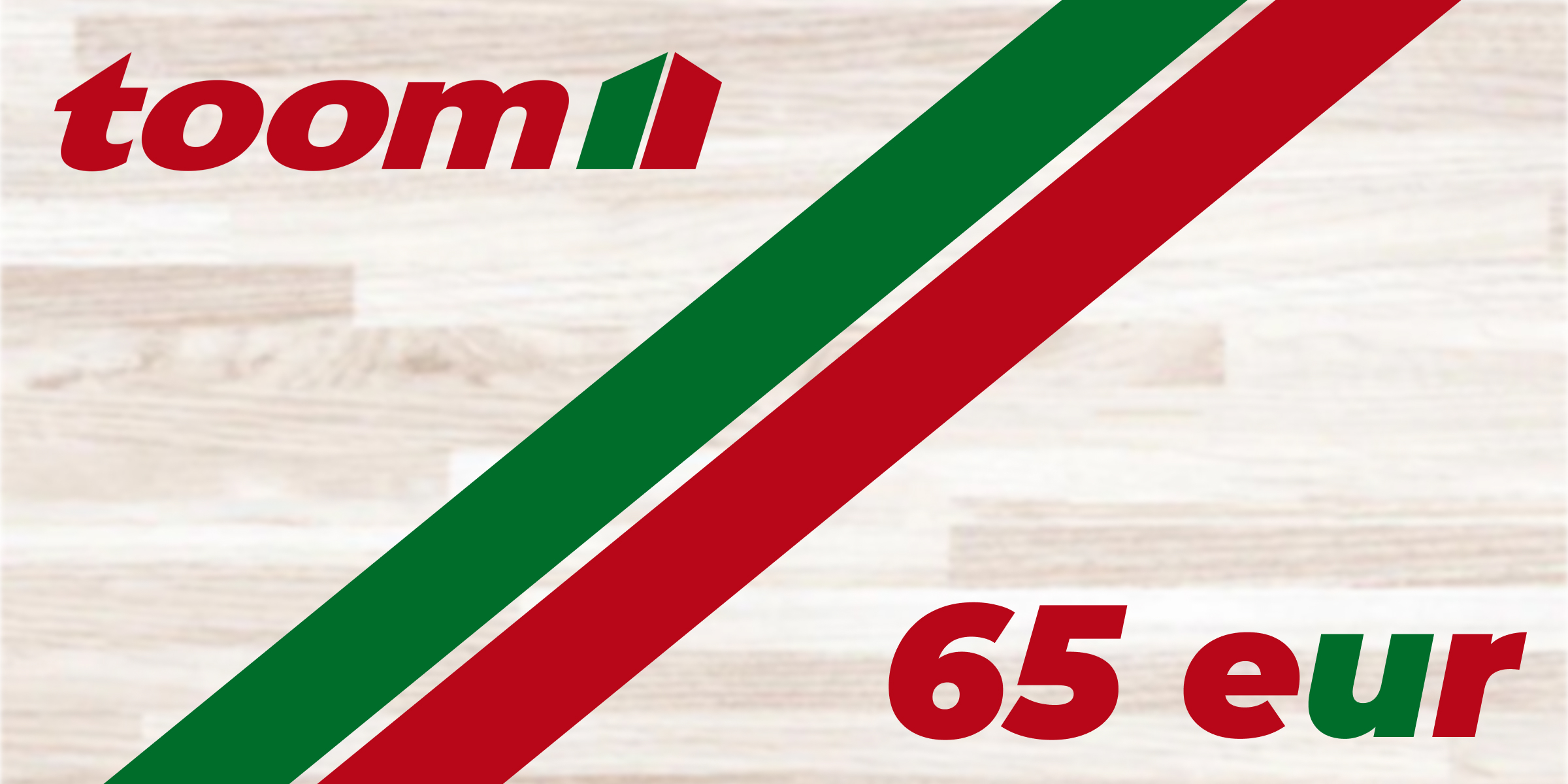 Toom Baumarkt Gift Card 65 EUR
