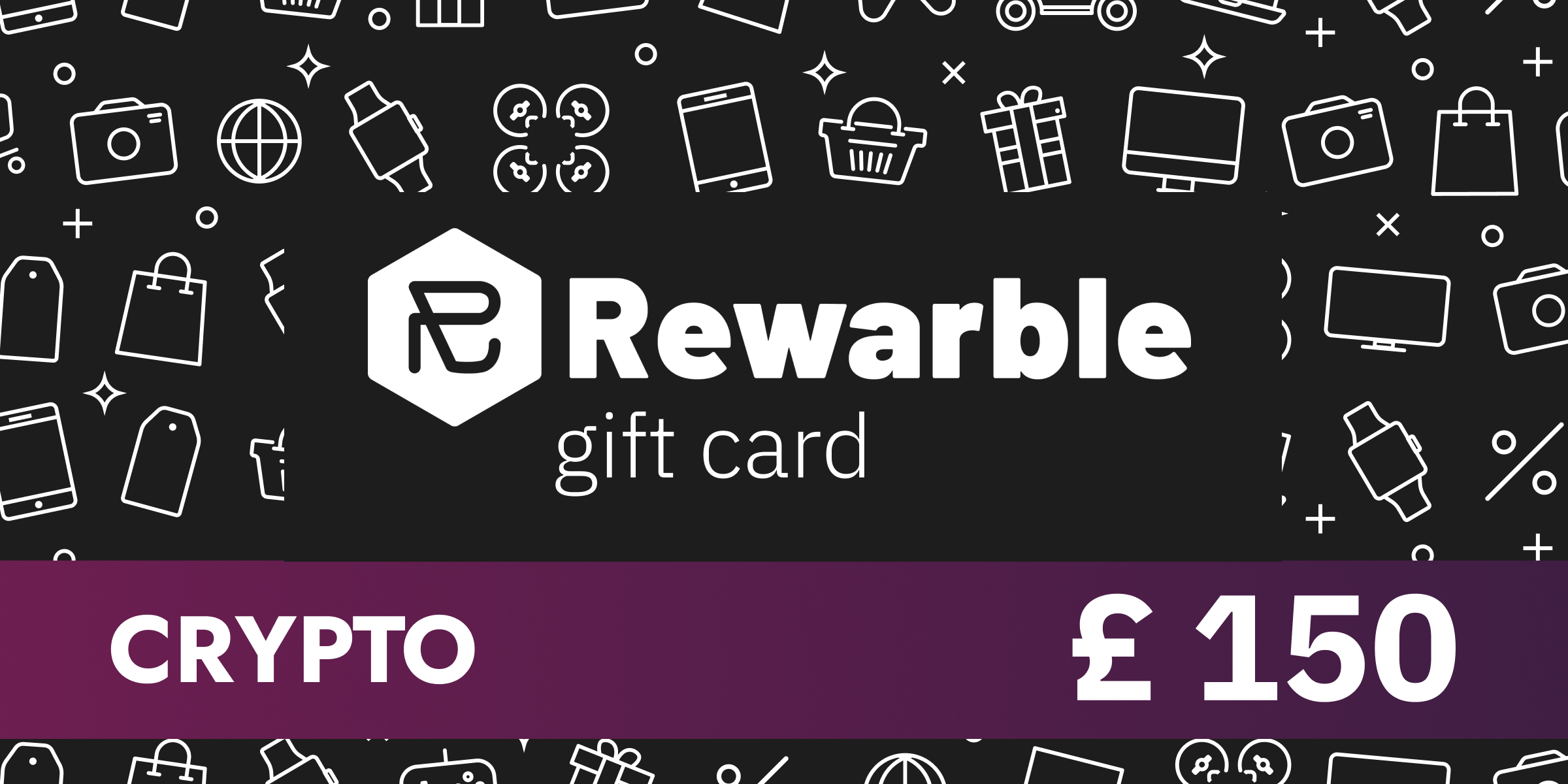Rewarble Crypto Gift Card 150 GBP