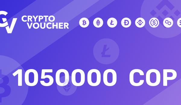 Crypto Voucher Gift Card 1050000 COP