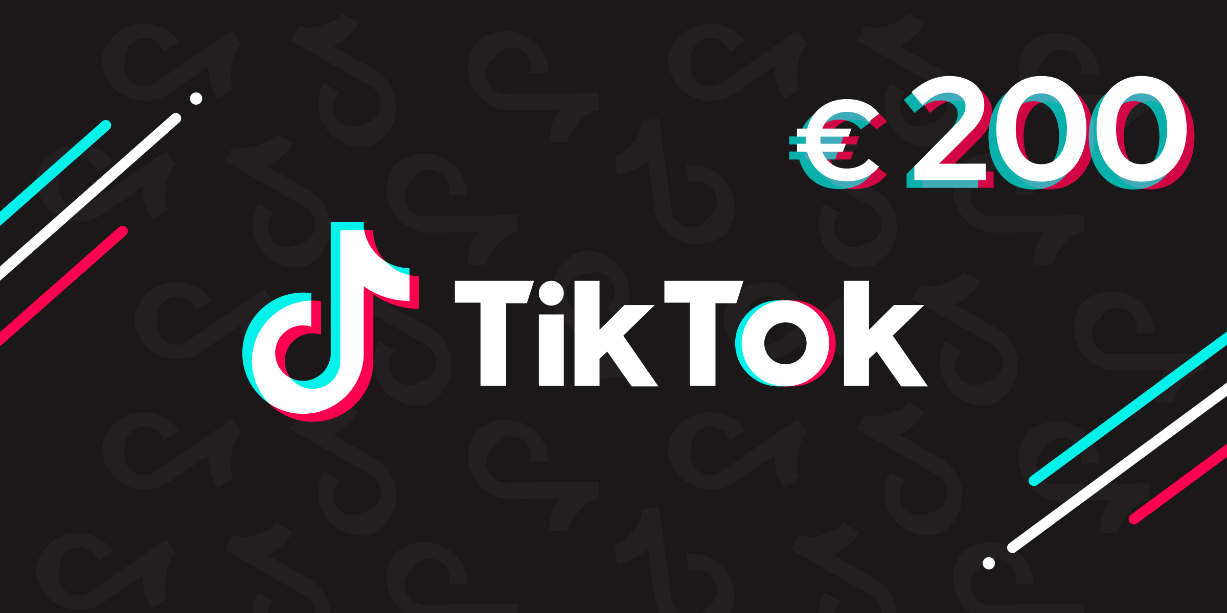 TikTok Gift Card 200 EUR