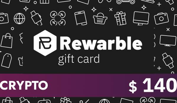 Rewarble Crypto Gift Card 140 USD