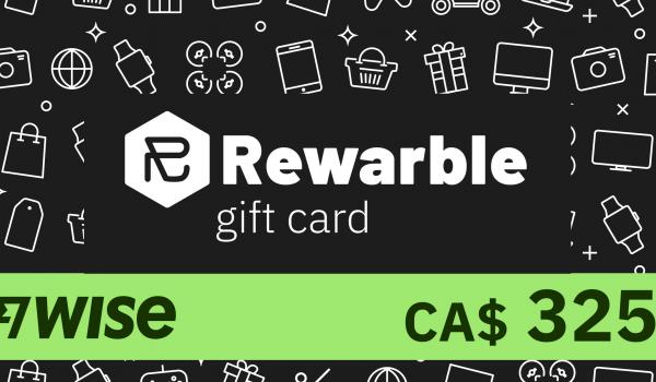 REWARBLE Wise Gift Card 325 CAD