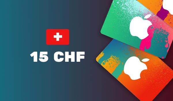 Apple iTunes Gift Card 15 CHF