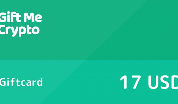 Gift Me Crypto Gift Card 17 USD