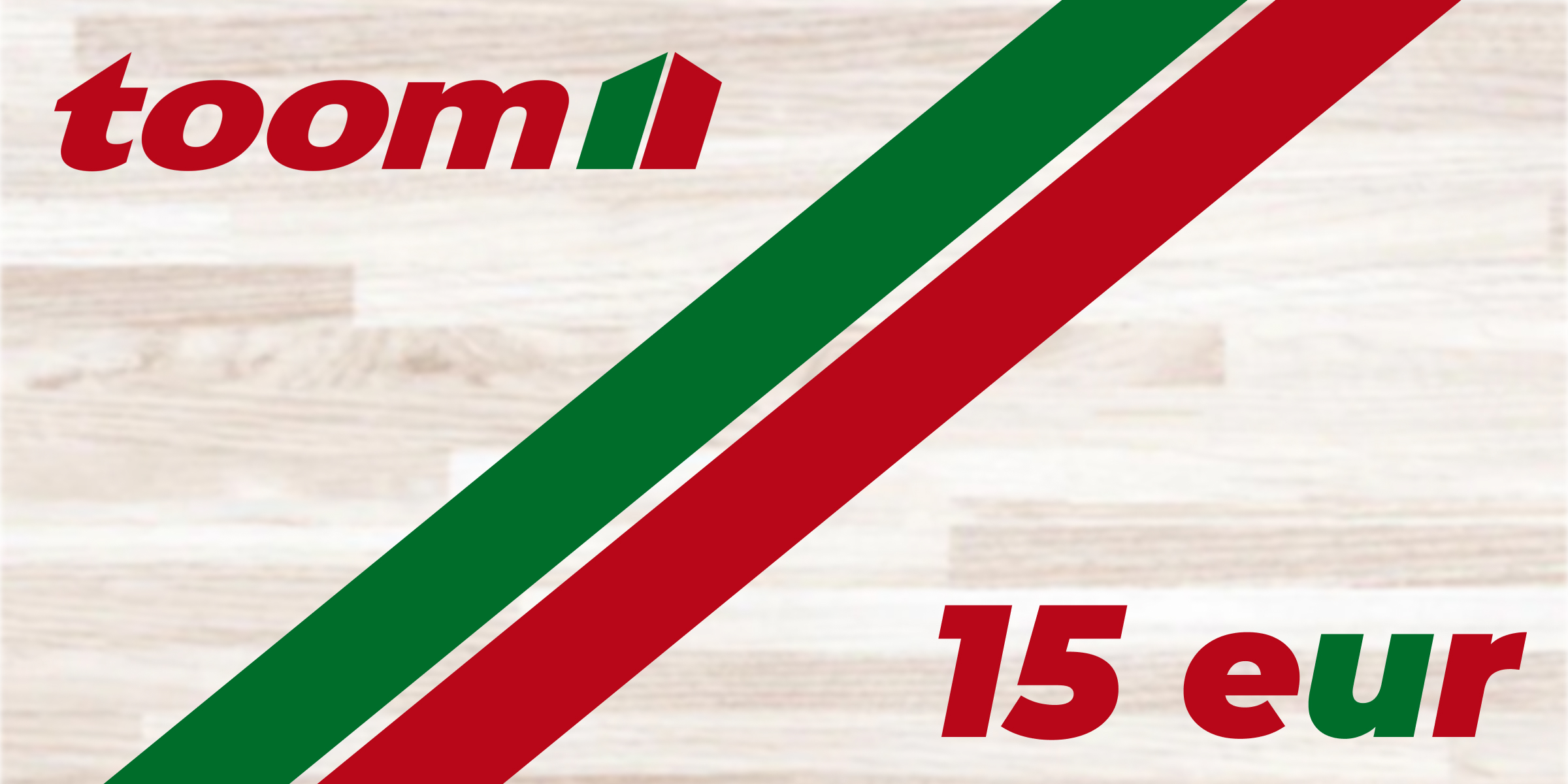 Toom Baumarkt Gift Card 15 EUR