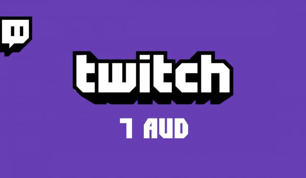 Twitch Gift Card 7 AUD