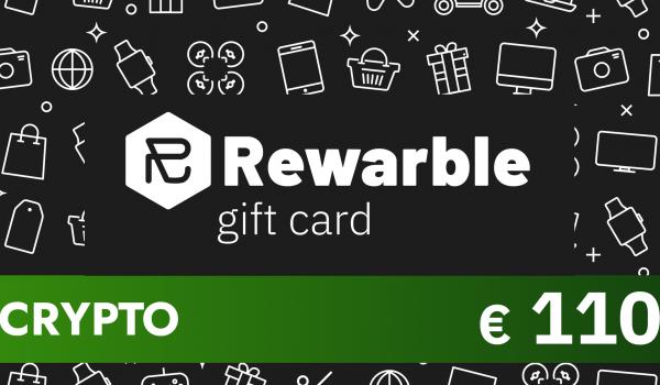 Rewarble Crypto Gift Card 110 EUR