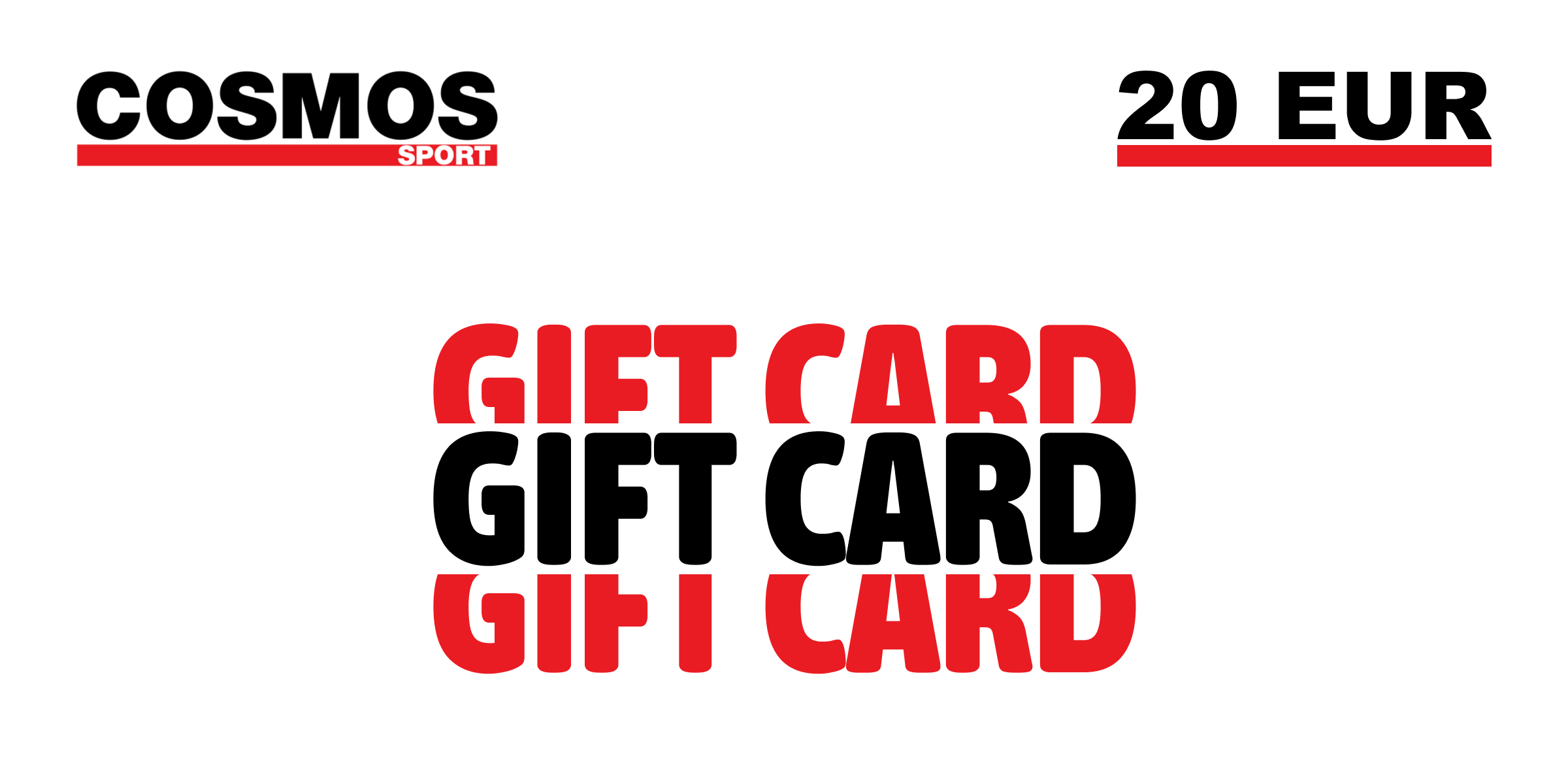 COSMOS SPORT Gift Card 20 EUR