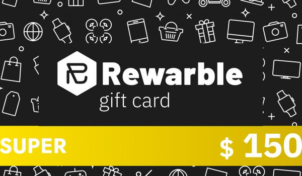 Rewarble Super Gift Card 150 USD