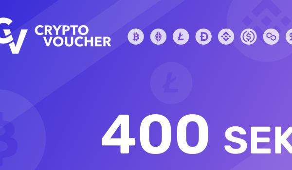 Crypto Voucher Gift Card 400 SEK