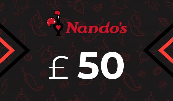 Nandos Gift Card 50 GBP