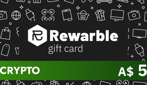 Rewarble Crypto Gift Card 5 AUD