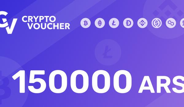 Crypto Voucher Gift Card 150000 ARS