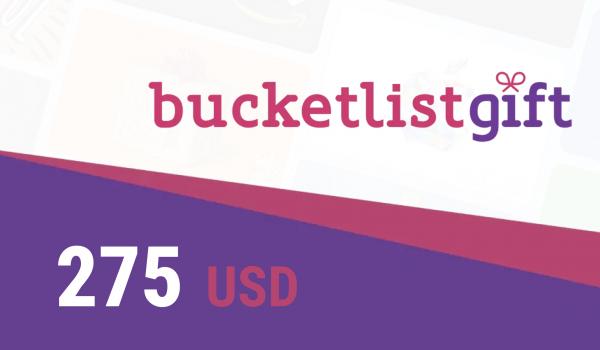 BucketlistGift Gift Card 275 USD