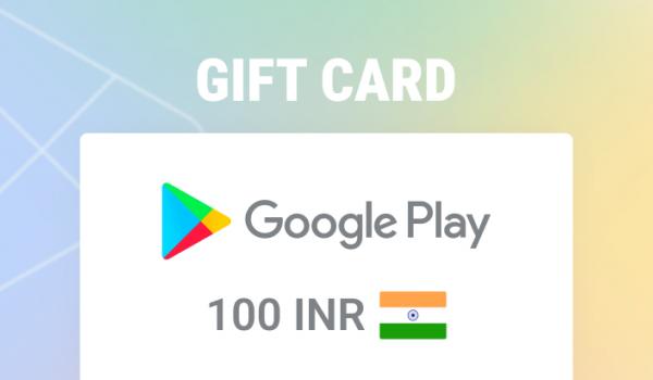 Google Play Gift Card 100 INR