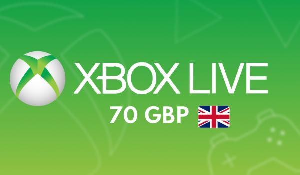 XBOX Live Gift Card 70 GBP