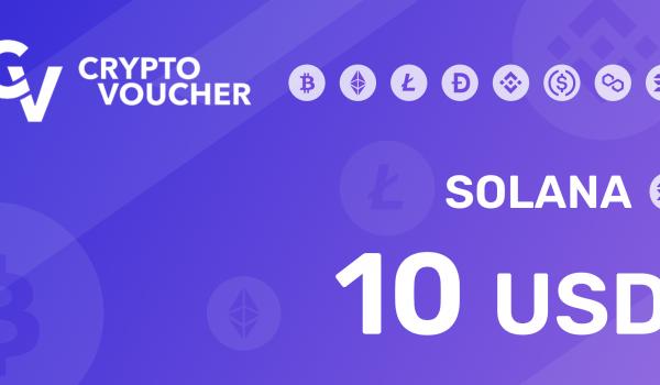 Crypto Voucher Solana 10 USD