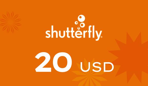 Shutterfly Gift Card 20 USD