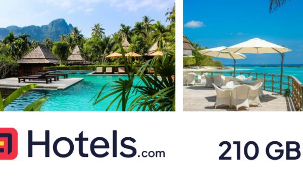 Hotelscom Gift Card 210 GBP