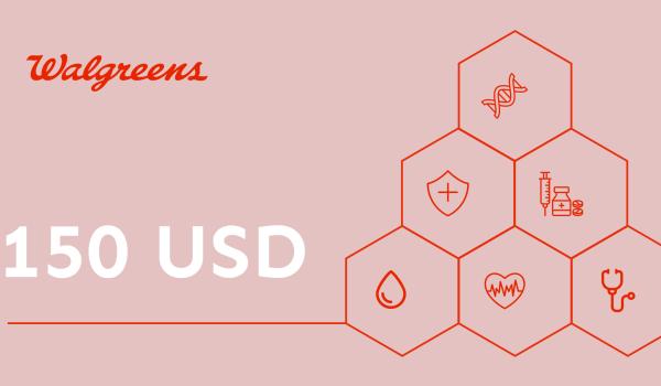 Walgreens Gift Card 150 USD