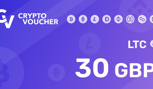 Crypto Voucher LTC 30 GBP