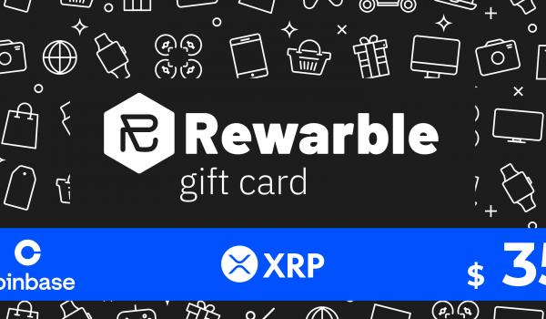 Rewarble Coinbase Gift Card XRP 35 USD