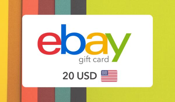Ebay Gift Card 20 USD