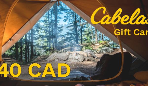 Cabelas Gift Card 40 CAD