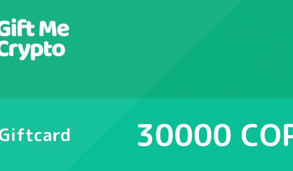 Gift Me Crypto Gift Card 30000 COP