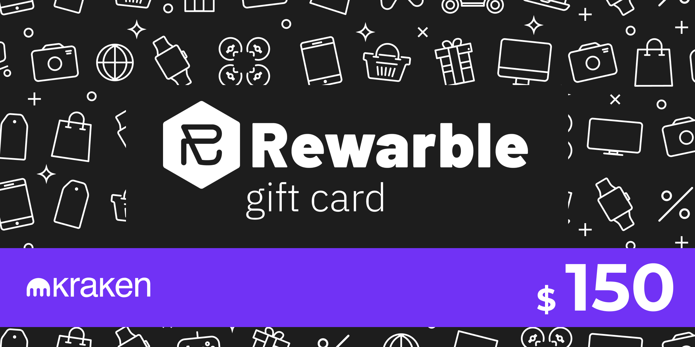 Rewarble Kraken Gift Card 150 USD