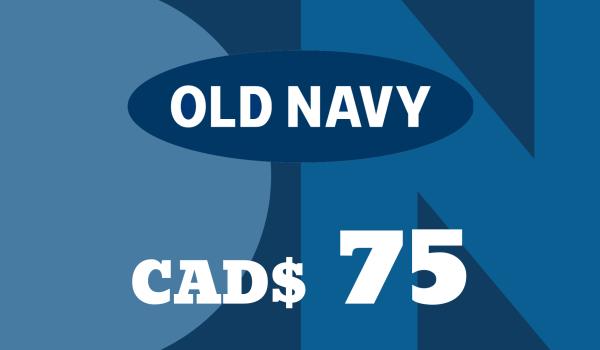 Old Navy Gift Card 75 CAD
