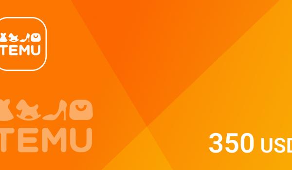 Temu Gift Card 350 USD