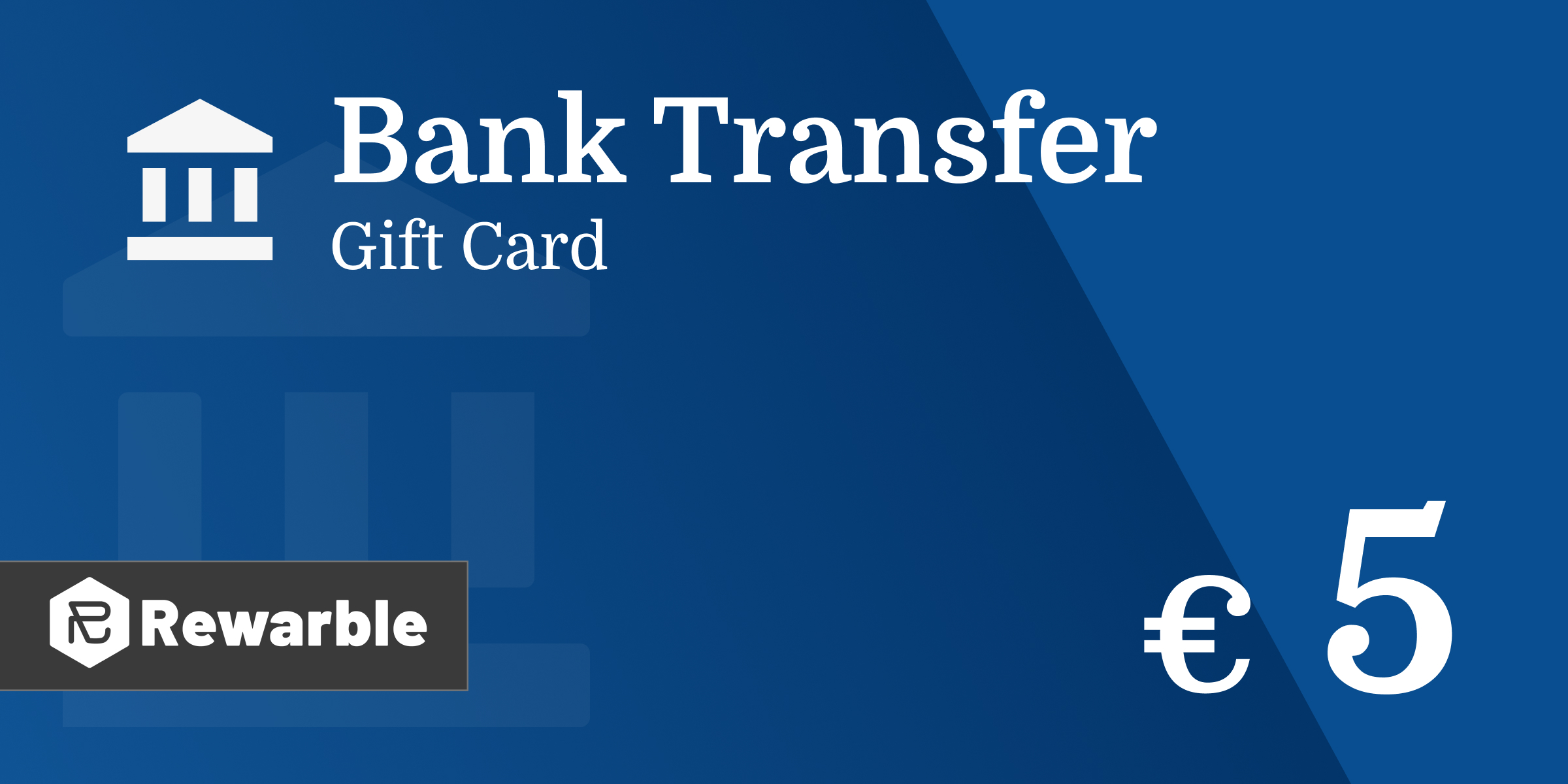 Bank Transfer Gift Card 5 EUR