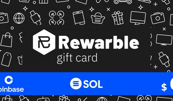 Rewarble Coinbase Gift Card SOL 6 USD