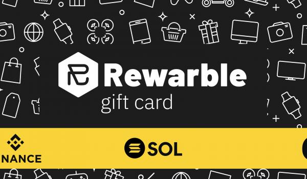 Rewarble Binance Gift Card SOL 6 USD