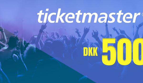Ticketmaster Gift Card 500 DKK