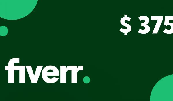 Fiverr Gift Card 375 USD