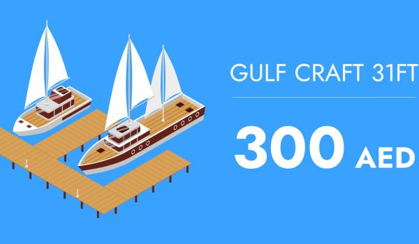 Gulf Craft 31ft Gift Card 300 AED