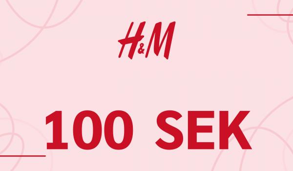 H and M Gift Card 100 SEK