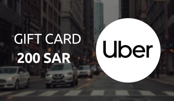 Uber Gift Card 200 SAR