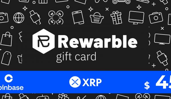 Rewarble Coinbase Gift Card XRP 45 USD