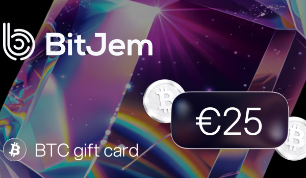 BitJem Bitcoin Gift Card 25 EUR