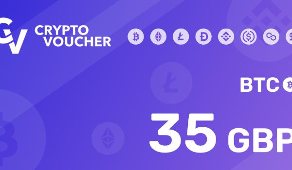 Crypto Voucher BTC 35 GBP