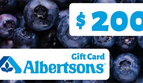 Albertsons Gift Card 200 USD