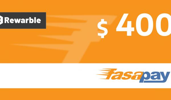 FasaPay Gift Card 400 USD