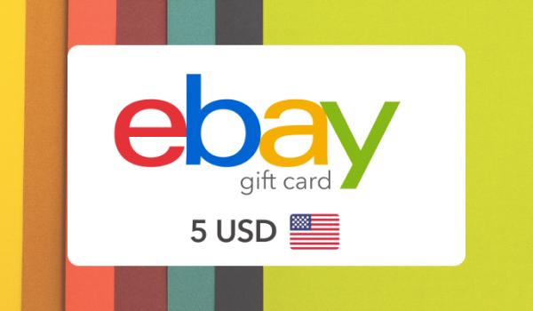 Ebay Gift Card 5 USD