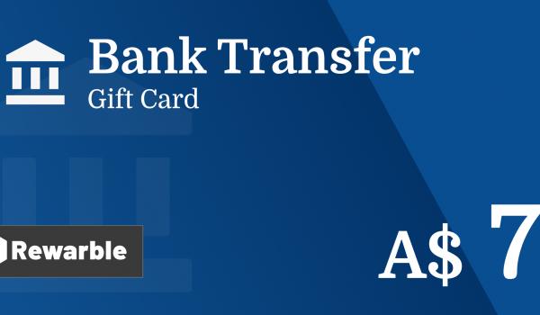 Bank Transfer Gift Card 7 AUD