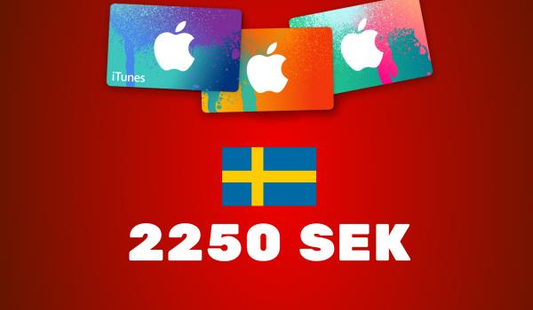 Apple iTunes Gift Card 2250 SEK